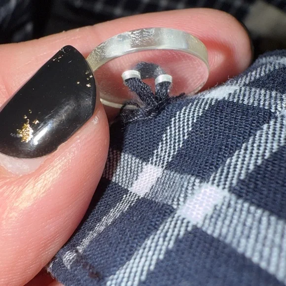 Loft Modern Skinny Ankle Pant Size 4 Navy and White Plaid Office Teacher Work - Picture 11 of 13